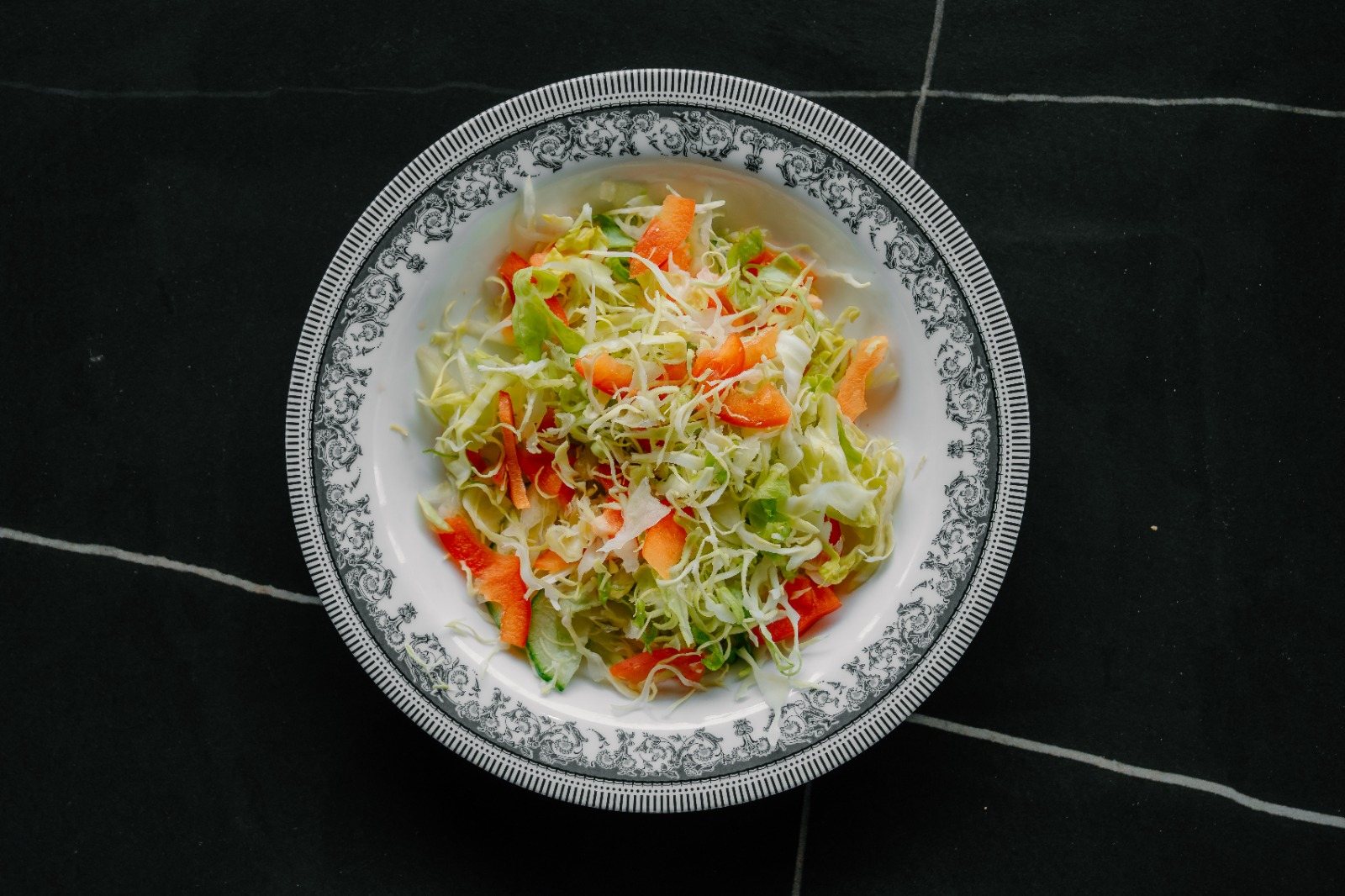 Fresh Naan & Salad